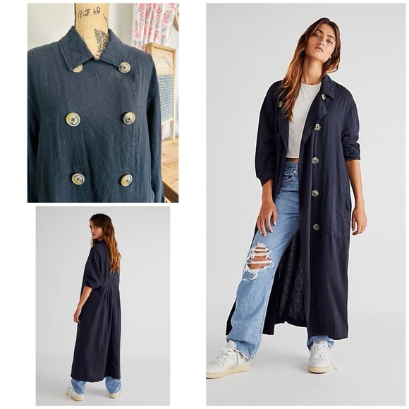 Free People Jackets & Blazers - Free People Sweet Melody Trench Coat